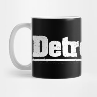 Detroit ish Vintage Distressed Mug